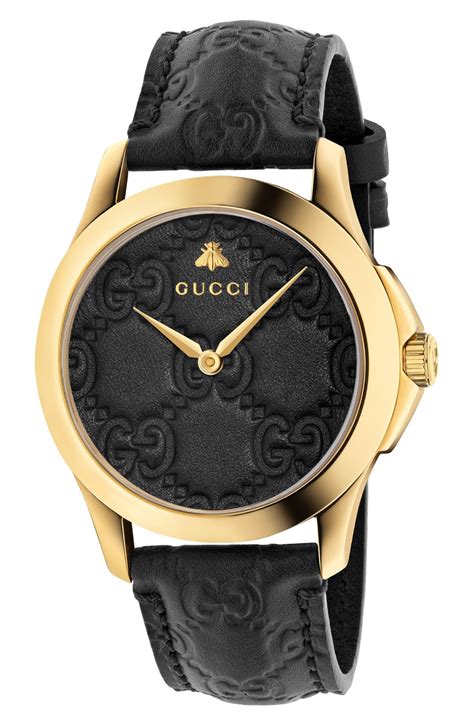 gucci ladies black strap watch|Women's Gucci Watches & Watch Straps .